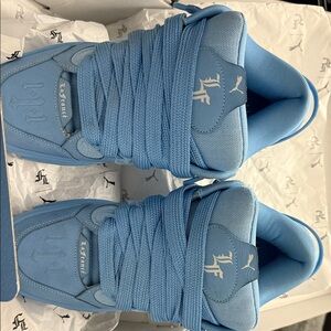 Puma men’s Light Blue Sneakers puma la france